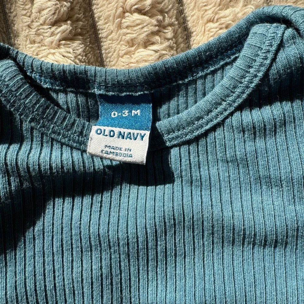 Ribbed Long Sleeve Baby Bodysuits - Picture 3 of 15